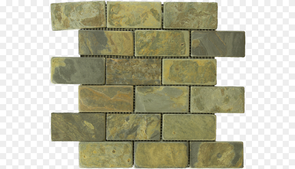 California Gold Slate Mosaic Stone Wall, Architecture, Walkway, Path, Building Free Transparent Png