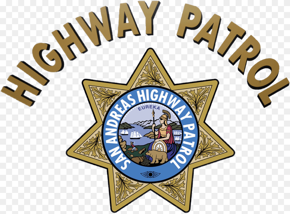 California Highway Patrol, Badge, Logo, Symbol, Person Free Transparent Png