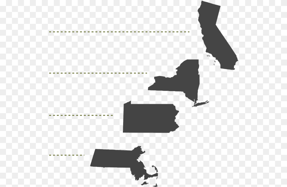 California Is The Home To The Largest Concentration Massachusetts Map, People, Person, Architecture, Building Free Png Download