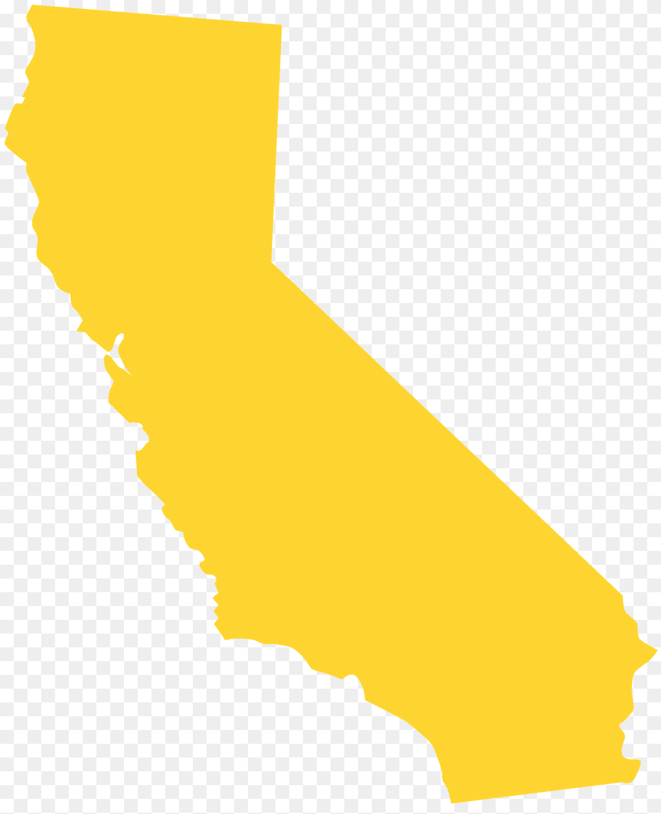 California Map Silhouette, Land, Nature, Outdoors, Water Png Image