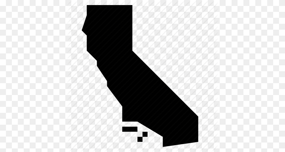 California Map State States United States Usa Icon, Accessories, Formal Wear, Tie, Silhouette Png Image