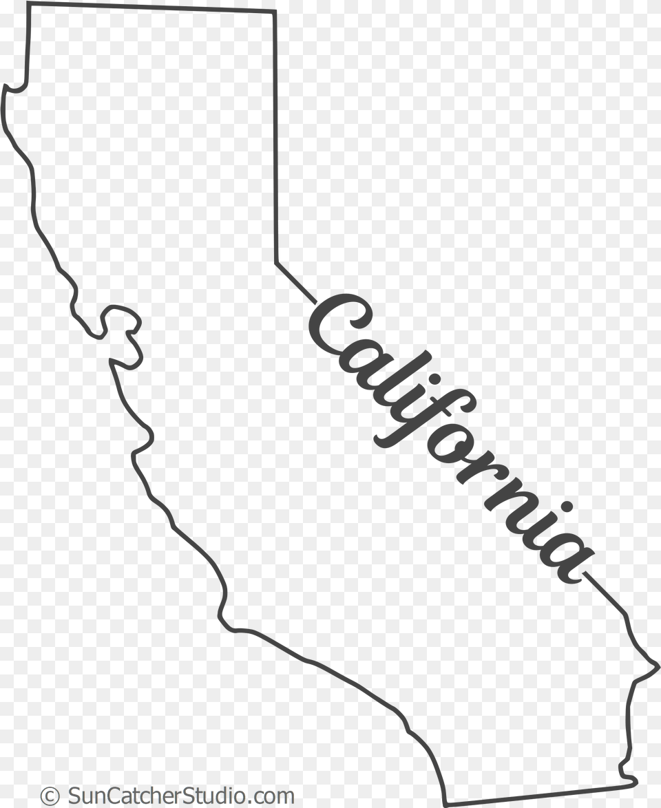 California Outline California State Outline, Silhouette, Text Free Png