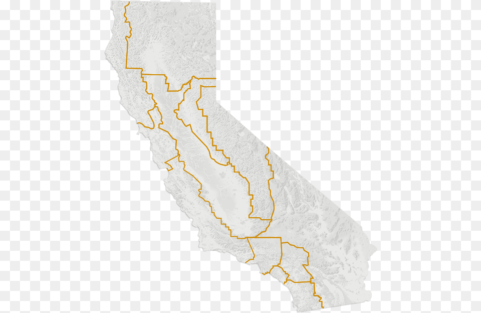 California Region Map California County Map, Chart, Plot, Atlas, Diagram Png Image