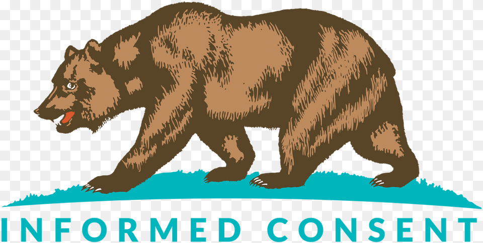 California Republic Logo, Animal, Bear, Mammal, Wildlife Free Png Download