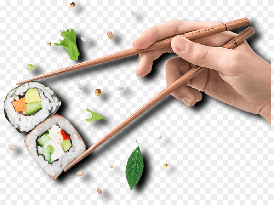 California Roll, Chopsticks, Food, Meal Free Png Download