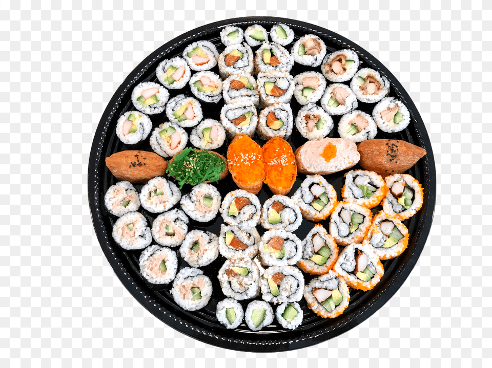 California Roll, Dish, Platter, Plate, Meal Png