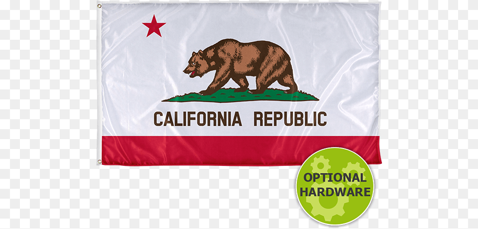 California State Flag, Animal, Bear, Mammal, Wildlife Png