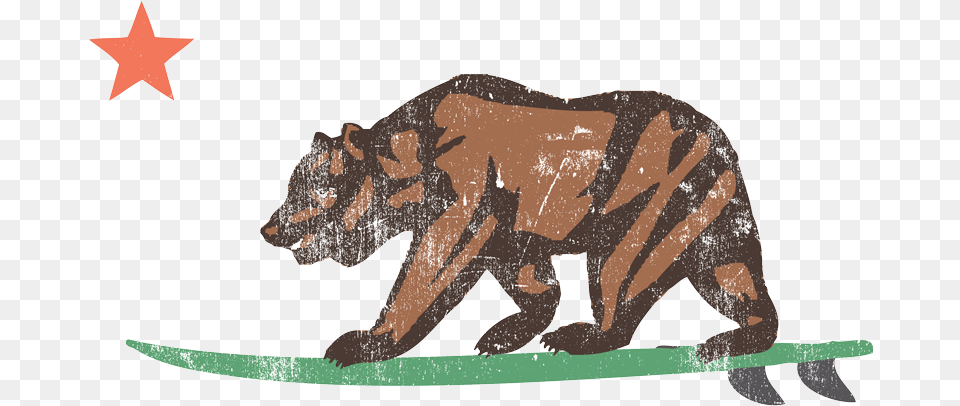 California State Flag Jpeg, Animal, Bear, Mammal, Wildlife Png Image