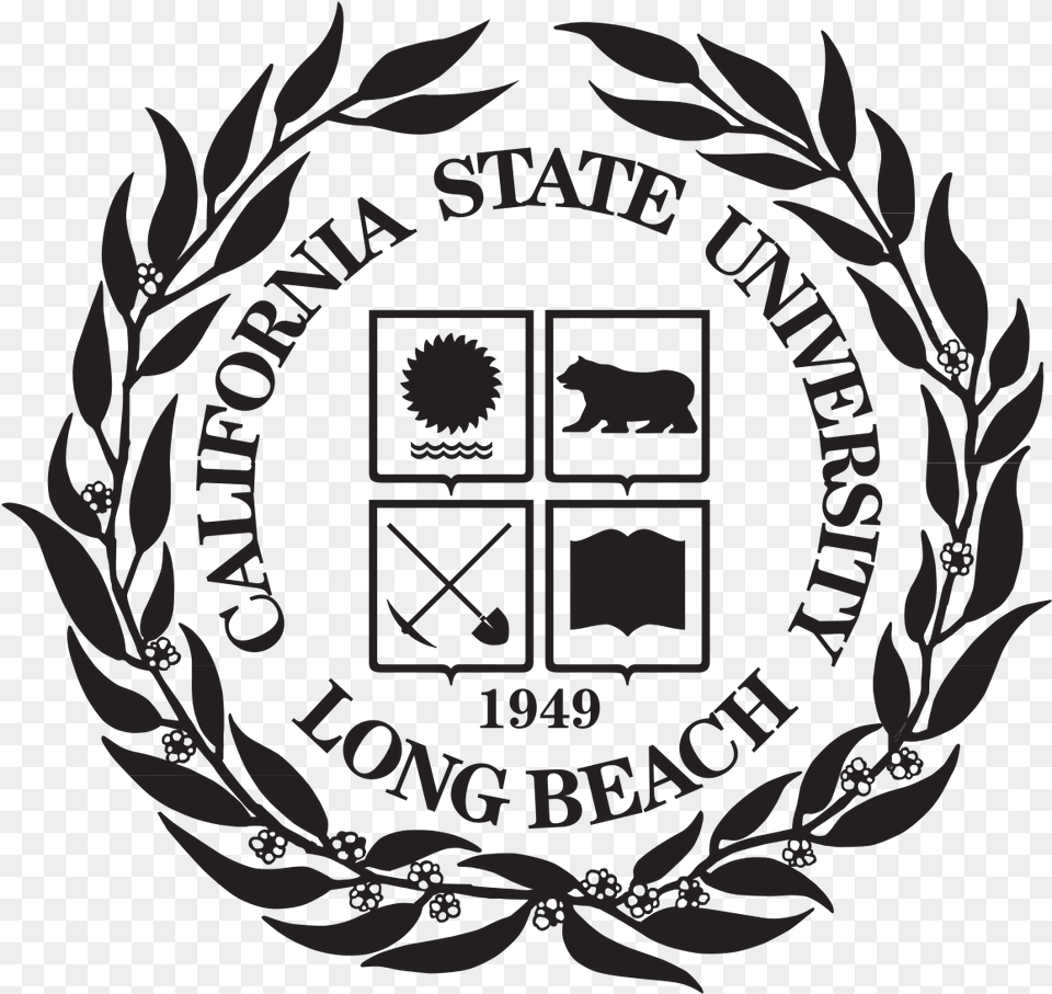 California State University Long Beach Seal, Emblem, Symbol, Logo Free Png