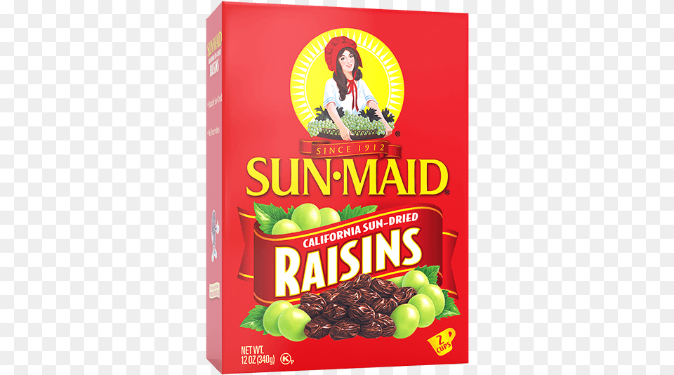 California Sun Dried Raisins Raisins Sun Maid, Adult, Female, Person, Woman Png Image