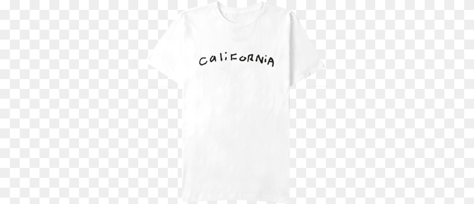 California White T Shirt Active Shirt, Clothing, T-shirt Png Image