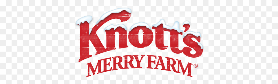Californias Best Christmas Events Knotts Merry Farm Logo, Food, Ketchup, Text Png Image