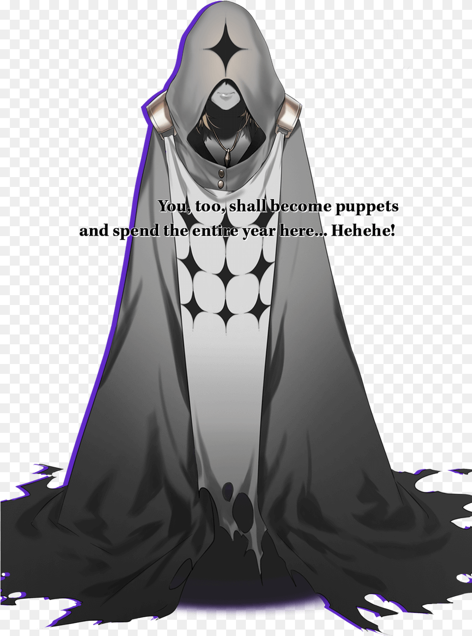 Caligula Effect Overdose Artbook, Fashion, Cloak, Clothing, Wedding Png