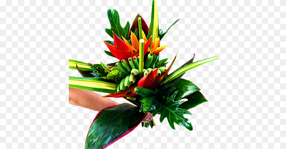 Calipso Medium Tropical Bouquet Fresh, Flower, Flower Arrangement, Flower Bouquet, Plant Free Transparent Png
