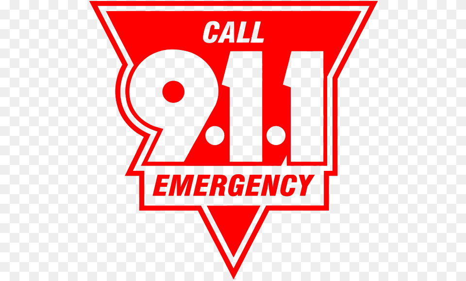 Call 911 Emergency, Logo, Dynamite, Weapon, Symbol Png Image