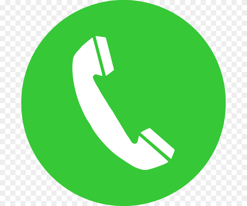 Call Button Picture, Green, Symbol, Disk, Text Png Image