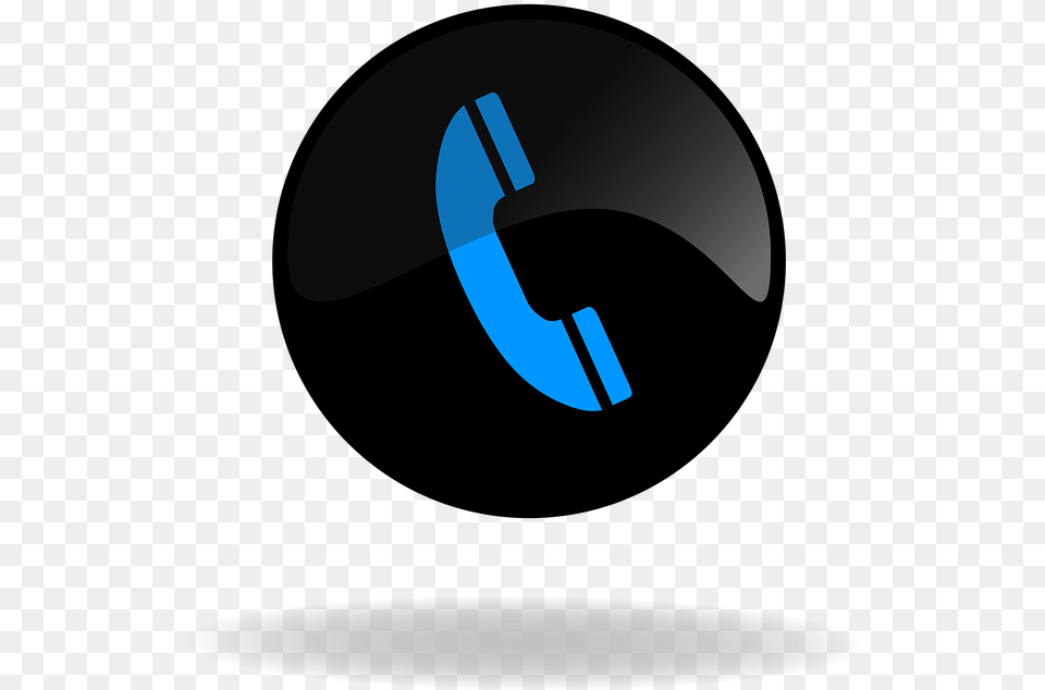Call Call Button Black And Blue Button Web Internet Telephone Call Button, Nature, Outdoors, Night, Astronomy Free Png Download