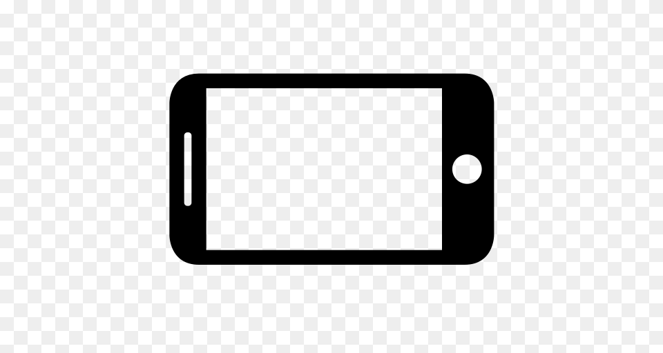 Call Cellphone Communication Device Horizontal Iphone Mobile, Gray Png Image