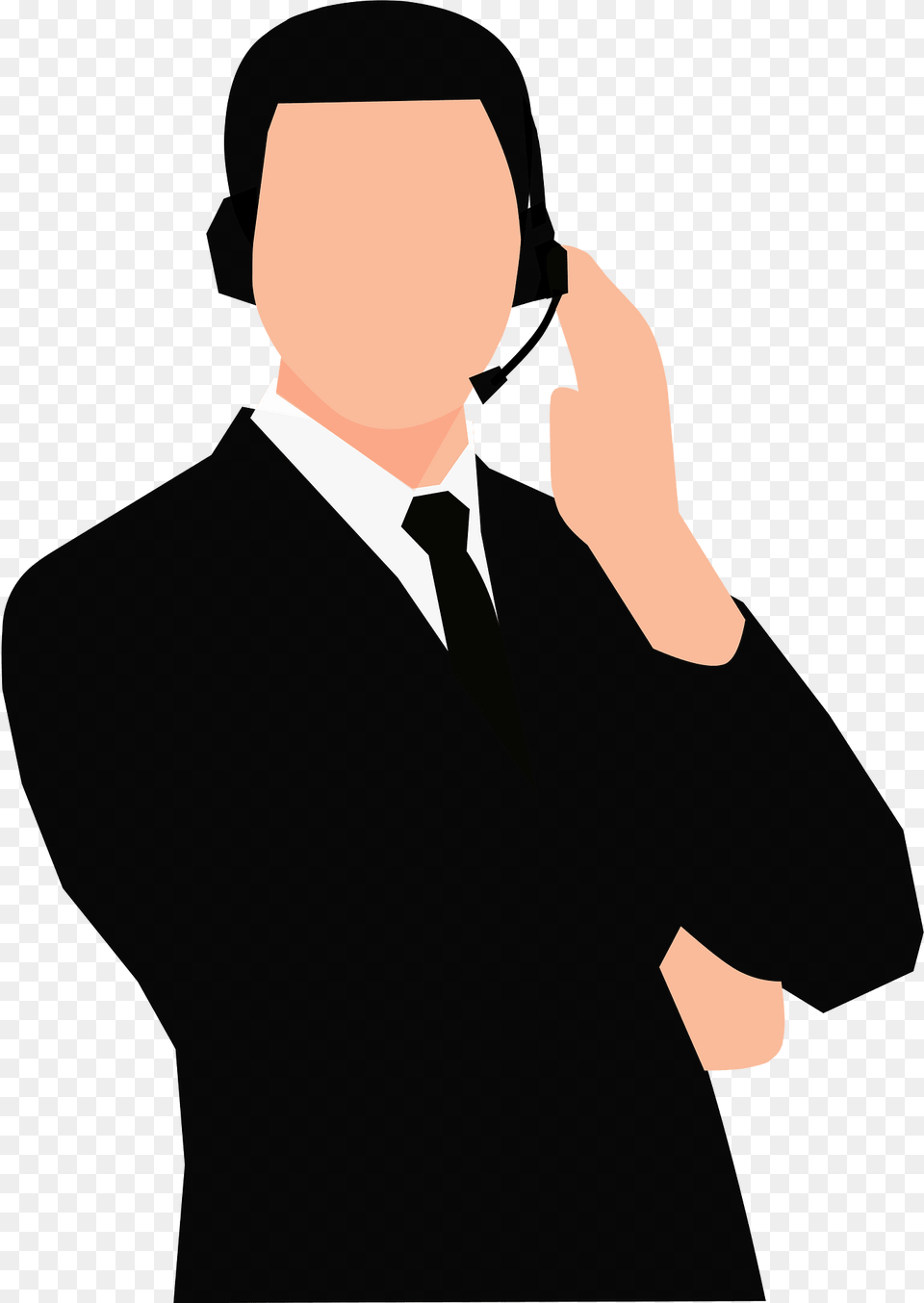 Call Center Clipart, Accessories, Tie, Clothing, Suit Png Image