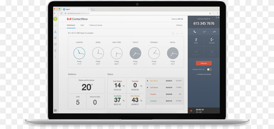 Call Center Dialer Ui, Computer, Electronics, Tablet Computer Free Png