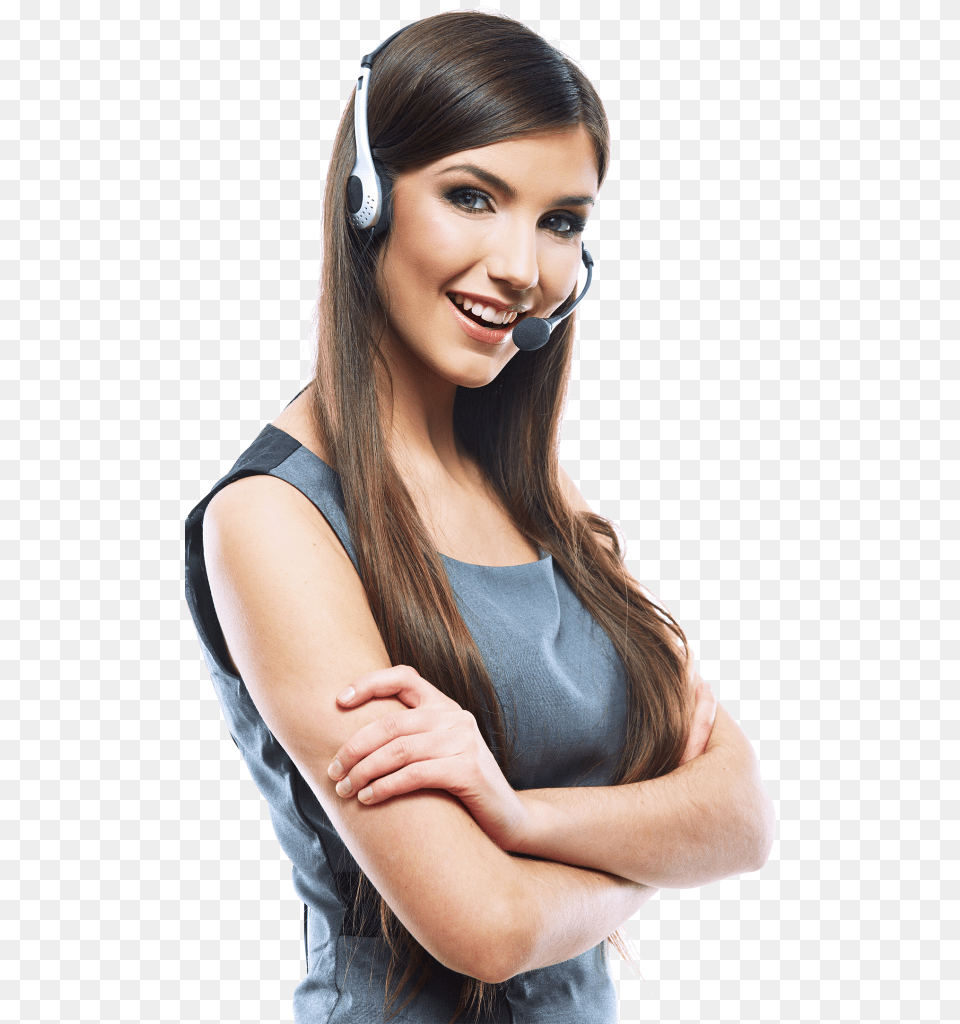 Call Center Girl, Head, Smile, Face, Portrait Free Png