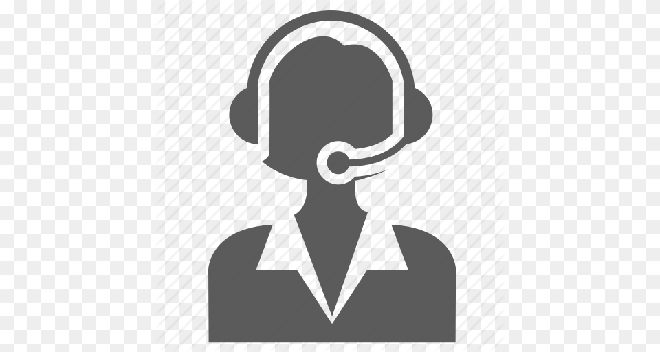 Call Connection Help Logistics Phone Service Support Icon, Stencil, Electronics, Person, Headphones Free Png Download