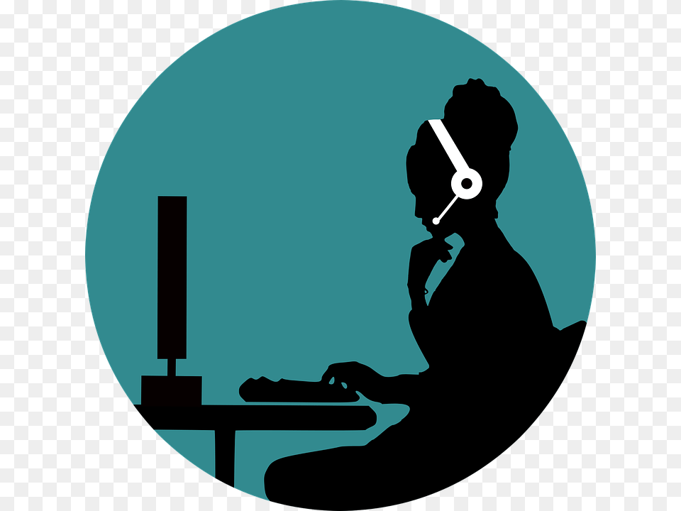 Call Customer Support Woman Silhouette Head Face Stockxchng, Photography, Adult, Female, Person Png