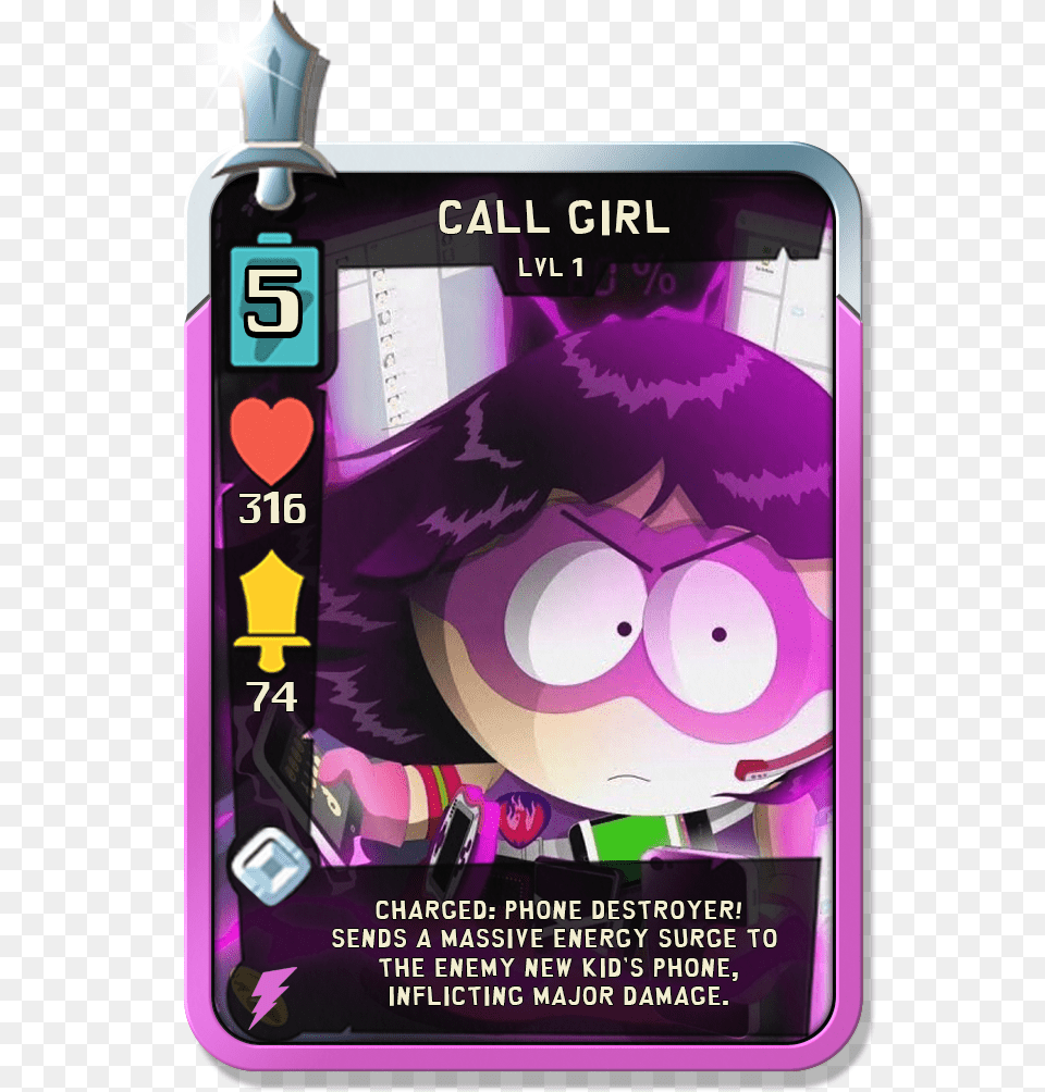 Call Girl Phone Destroyer, Purple, Baby, Electronics, Person Free Png