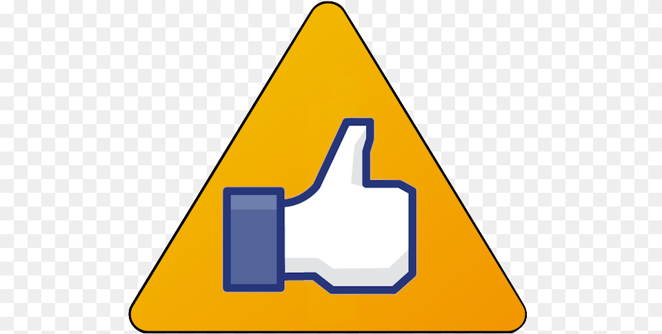 Call It A Like Button Triangle, Sign, Symbol, Road Sign Png