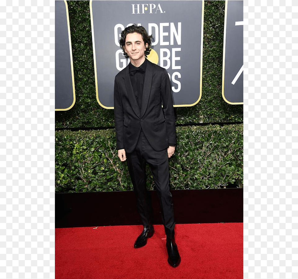 Call Me By Your Name Actor Timothe Chalamet Might Timothee Chalamet Golden Globes, Standing, Person, Fashion, Adult Free Png Download