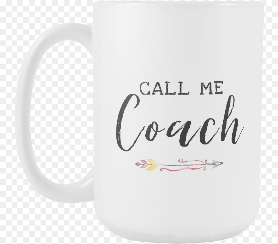 Call Me Coach Pink Arrow 15oz Mug Beer Stein, Cup, Beverage, Coffee, Coffee Cup Free Png