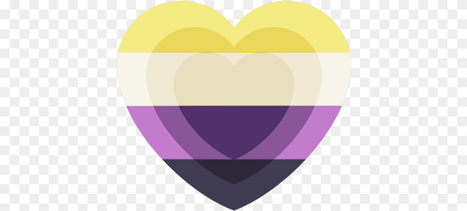 Call Me Fighter Lover U2014 Aroaesflags Nonbinary Heart Heart Free Transparent Png