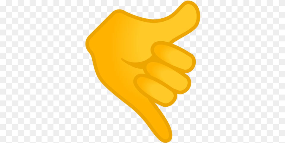 Call Me Hand Icon Of Noto Emoji People Bodyparts Emoji, Body Part, Clothing, Finger, Glove Free Transparent Png