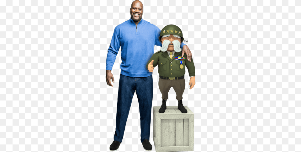 Call Now Shaq General, Pants, Clothing, Adult, Person Free Png Download