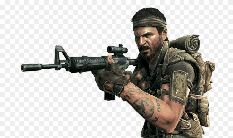 Call Of Duty, Weapon, Tattoo, Firearm, Skin Png Image