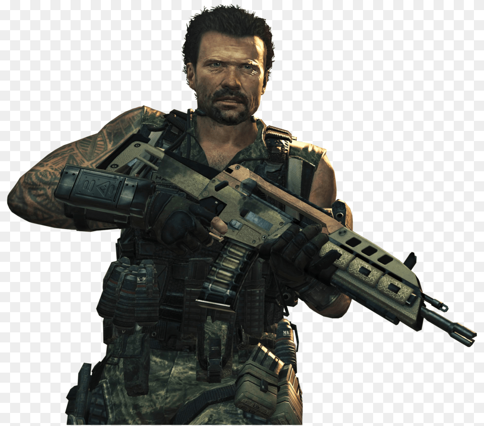 Call Of Duty, Weapon, Firearm, Rifle, Person Png