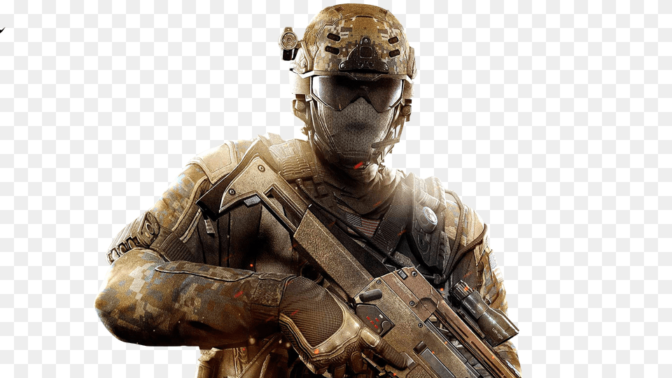 Call Of Duty, Helmet, Adult, Male, Man Free Png