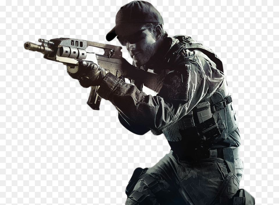 Call Of Duty, Weapon, Firearm, Rifle, Person Png