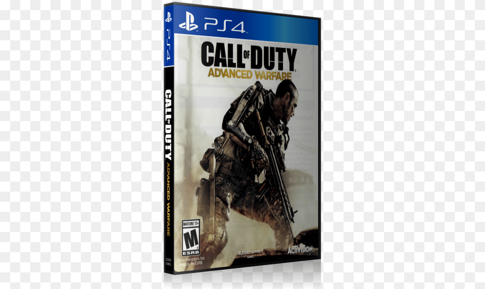 Call Of Duty Advanced Warfare Ps4 Replacement Retro Call Of Duty Advanced Warfare, Advertisement, Poster, Adult, Male Free Png