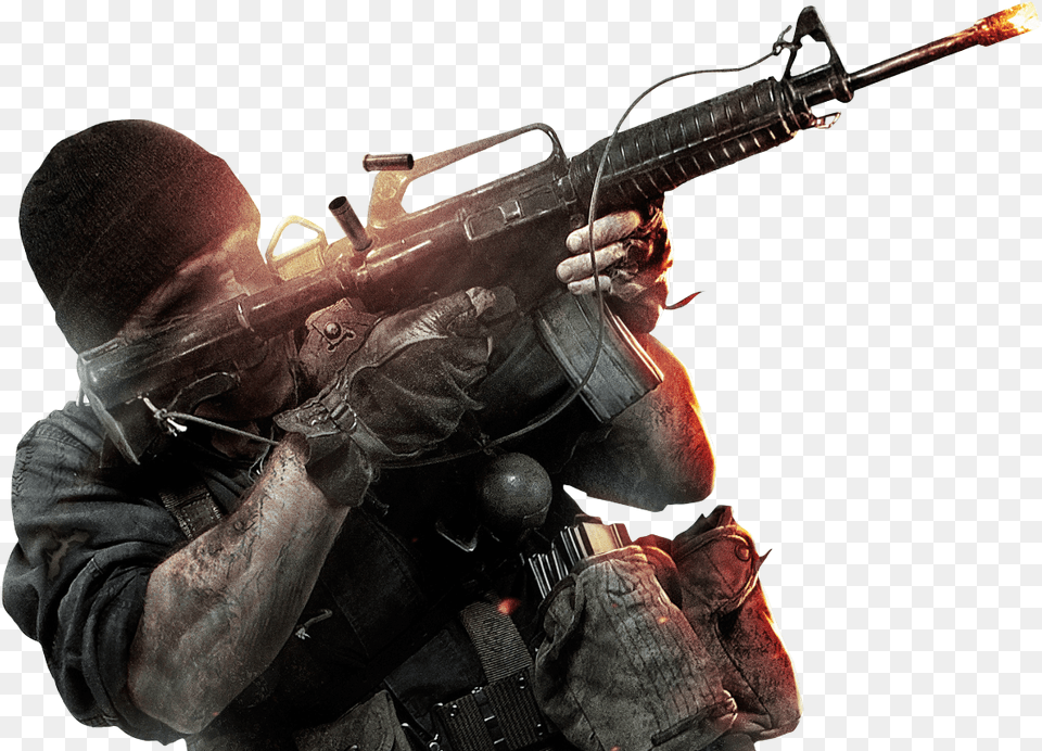 Call Of Duty Background Call Of Duty Black Ops 3, Weapon, Firearm, Rifle, Person Free Png Download