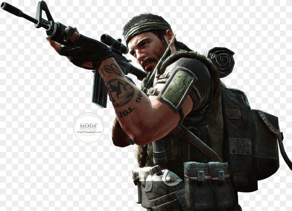 Call Of Duty Black Ops 1, Tattoo, Skin, Person, Adult Free Png Download