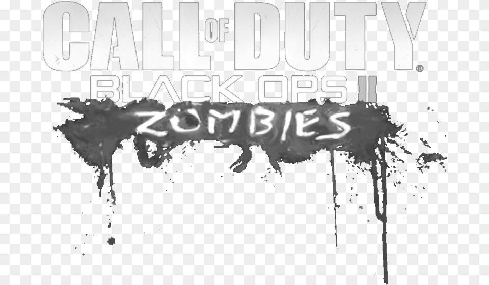Call Of Duty Black Ops 2 Zombies Logo Call Of Duty Black Ops 4 Zombies Coloring Page, Advertisement, Book, Publication, Poster Free Transparent Png