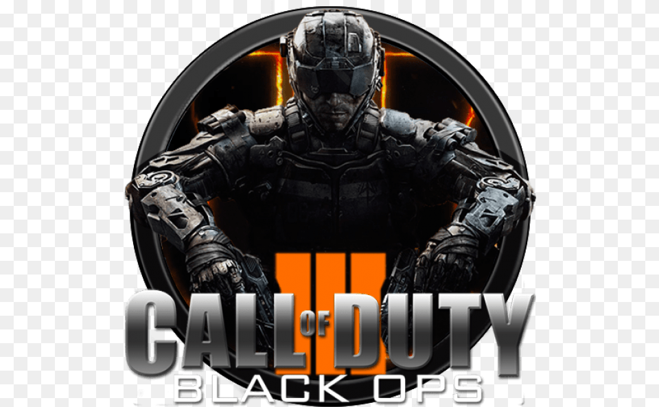 Call Of Duty Black Ops 3 Icon, Helmet, Adult, Male, Man Free Png Download