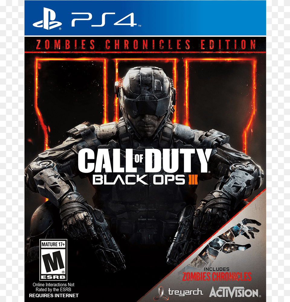 Call Of Duty Black Ops 3 Zombies Chronicles, Advertisement, Helmet, Poster, Adult Png Image