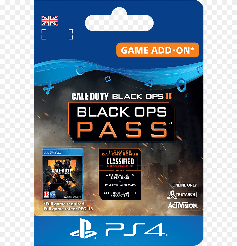 Call Of Duty Black Ops 4 Black Ops Pass, Adult, Male, Man, Person Free Png Download