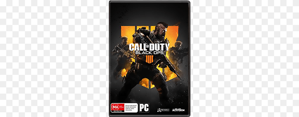 Call Of Duty Black Ops 4 Case, Advertisement, Poster, Adult, Male Free Transparent Png