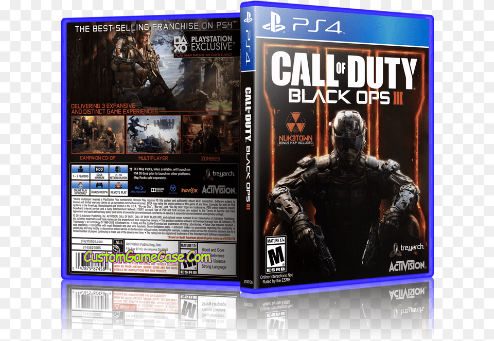 Call Of Duty Black Ops Iii Call Of Duty Black Ops, Advertisement, Poster, Adult, Male Png Image