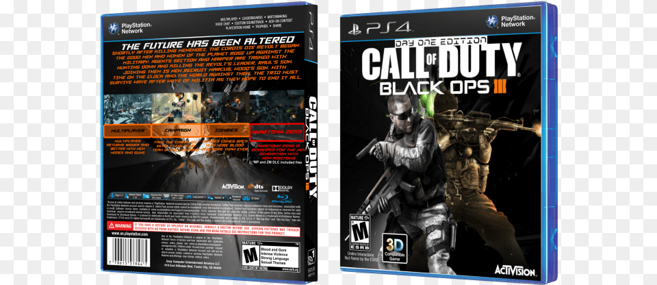 Call Of Duty Call Of Duty Black Ops, Advertisement, Poster, Adult, Male Free Png