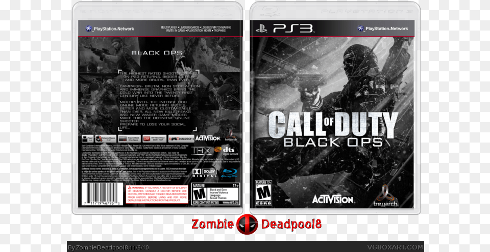 Call Of Duty Call Of Duty Black Ops, Advertisement, Poster, Adult, Male Png