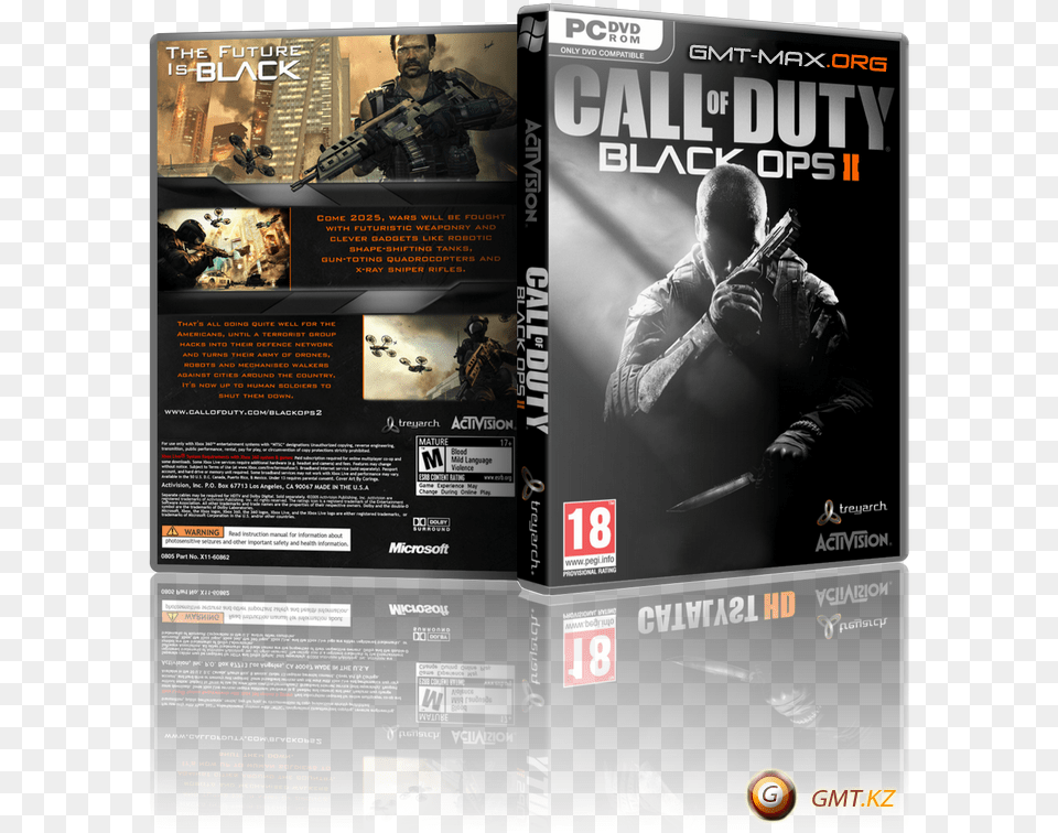 Call Of Duty Call Of Duty Black Ops Ii Game, Advertisement, Poster, Adult, Person Png Image
